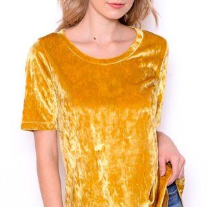 Chris and Carol mustard top